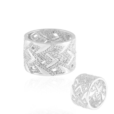 Bague en argent et Zircon (de Melo)