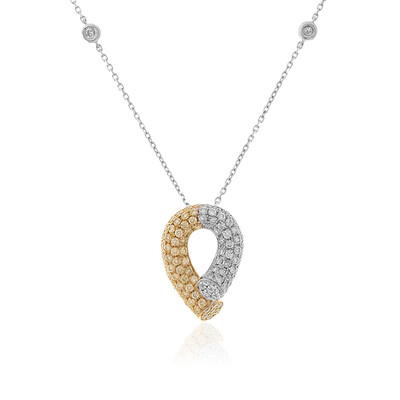 Collier en or et Diamant SI2 jaune (CIRARI)