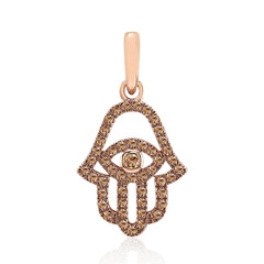 Pendentif en or et Diamant rose de France SI1 d'Argyle 