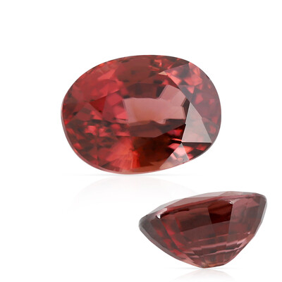 Gemme et Zircon rose 5,178 ct