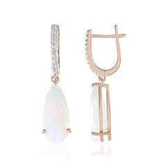 Boucles d'oreilles en or et Opale Welo AAA (SUHANA)