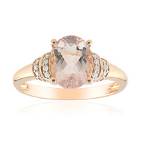 Bague en or et Morganite AAA (CIRARI)