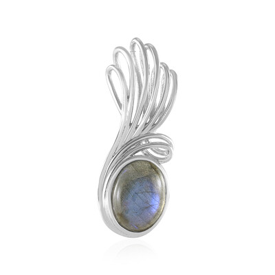 Pendentif en argent et Labradorite (MONOSONO COLLECTION)