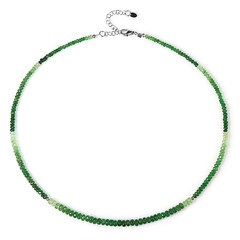 Collier en argent et Grenat Tsavorite