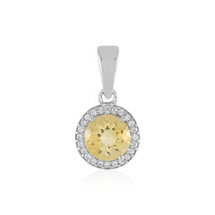 Pendentif en argent et Citrine