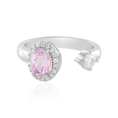 Bague en argent et Kunzite