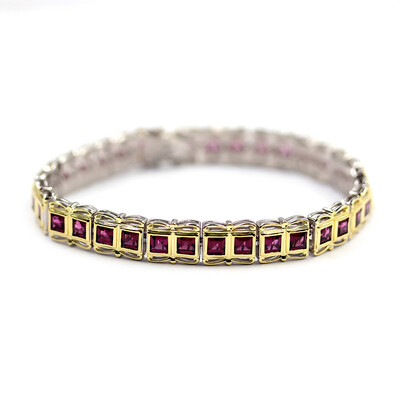 Bracelet en argent et Grenat Rhodolite (Dallas Prince Designs)