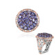 Bague en argent et Tanzanite (Gems en Vogue)