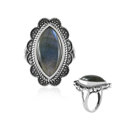 Bague en argent et Labradorite