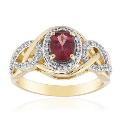 Bague en or et Tourmaline rose du Brésil  (Rifkind 1894 Collection)