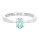 Bague en argent et Apatite bleue