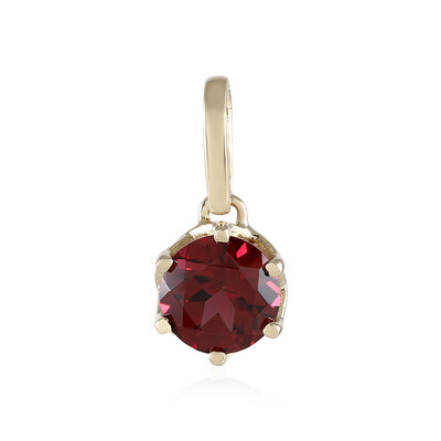 Pendentif en or et Grenat Rhodolite