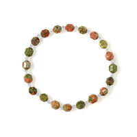 Bracelet et Unakite