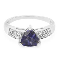 Bague en argent et Iolite d’Orissa