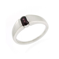 Bague en argent et Grenat Rhodolite