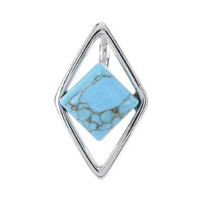 Pendentif en argent et Turquoise (dagen)