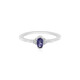 Bague en argent et Iolite