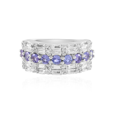 Bague en argent et Tanzanite