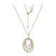 Collier en argent et Topaze blanche