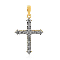 Pendentif en argent et Diamant I2 (I)