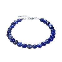 Bracelet en argent et Sodalite