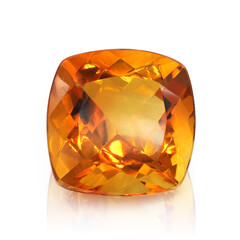  Citrine mandarine 5,65 ct (gemme et boîte de collection)