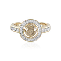 Bague en or et Diamant chocolat I2 (SUHANA)