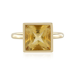 Bague en argent et Citrine