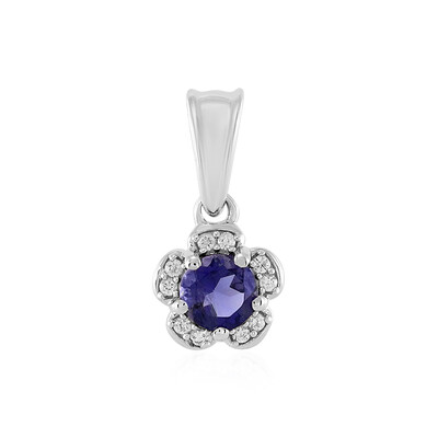 Pendentif en argent et Iolite