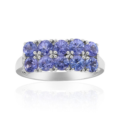 Bague en or et Tanzanite AAA