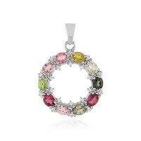 Pendentif en argent et Tourmaline