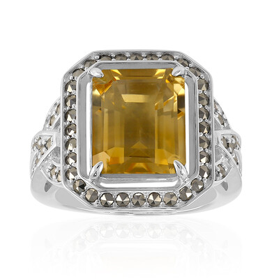 Bague en argent et Citrine (Annette classic)