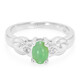 Bague en argent et Chrysoprase impériale