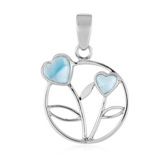 Pendentif en argent et Larimar