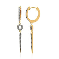 Boucles d'oreilles en or et Diamant SI1 (G)