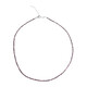 Collier en argent et Diamant pourpre (CUSTODANA)