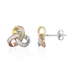 Boucles d'oreilles en argent et Zircon