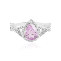 Bague en argent et Kunzite