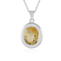 Collier en argent et Citrine