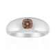 Bague en argent et Zircon rose