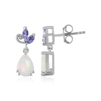 Boucles d'oreilles en argent et Opale Welo