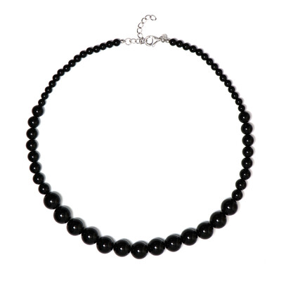 Collier en argent et Onyx noir