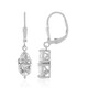 Boucles d'oreilles en argent et Topaze blanche