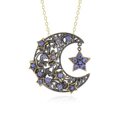 Collier en argent et Tanzanite (Gems en Vogue)