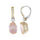 Boucles d'oreilles en argent et Quartz rose (Gems en Vogue)