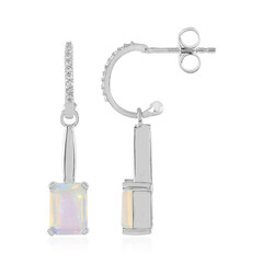 Boucles d'oreilles en argent et Opale Welo