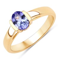 Bague en argent et Tanzanite