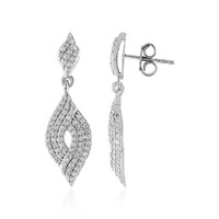 Boucles d'oreilles en argent et Zircon