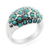 Bague en argent et Turquoise de Campitos (Anne Bever)