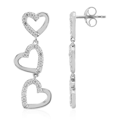 Boucles d'oreilles en argent et Zircon